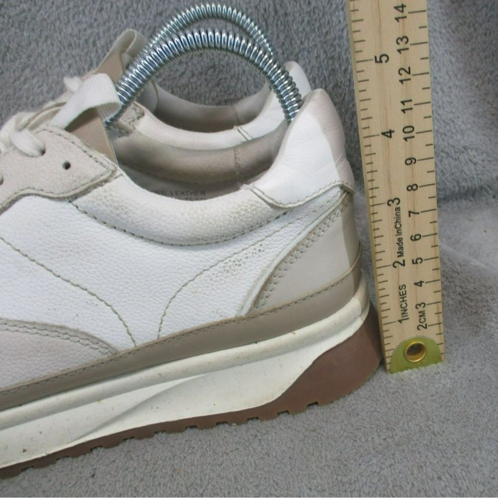 Madewell Shoes Womens Size 7.5 Tan Lace Up Kickoff Trainer Sneakers - Picture 3 of 12
